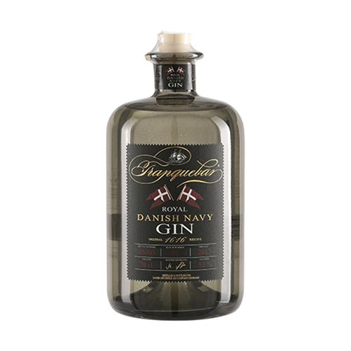 Gin - Tranquebar Royal Danish navy gin 52% 70 cl.